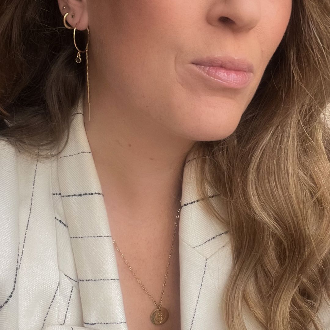 Family Love ketting met ronde bedel | Stainless steel sieraden By Frances Falicia