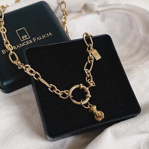 Bedelketting met bolletje | Brievenbuscadeau | Friendship Falicia